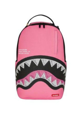 Sprayground Sprayground | Shark Central Pink Embroidered Shark Backpack