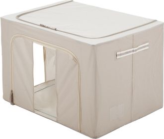 KASANOVA Scatola armadio 62x44x40 cm doppia cerniera tortora