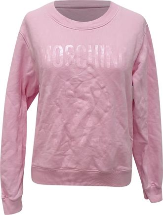 Moschino Couture Sweatshirt in Pink Cotton