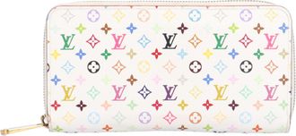 Louis Vuitton White Monogram Multicolore Coin Purse/Coin Case (Pre-Owned)