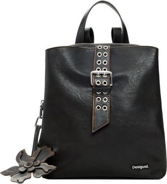 Desigual Mini Grommet Strap Backpack in Dark Brown at Nordstrom