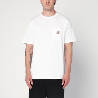 Carhartt Work in Progress White S/S Pocket T-Shirt