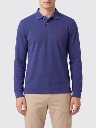 Polo Ralph Lauren Polo a maniche lunghe in cotone con vestibilit&agrave; slim fit