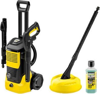 Karcher Hidrolimpiadora K&auml;rcher K4 Black Home - 1800w, 130 Bar, Lavasuperficies T5 - Limpieza Exterior