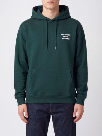 Dr&ocirc;le de Monsieur Dr&ocirc;le de Monsieur Felpa con cappuccio in cotone con stampa slogan