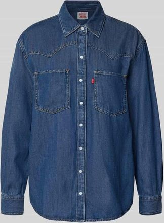 Levi's Hemdbluse in Denim-Optik in Jeansblau, Gr&ouml;&szlig;e XS