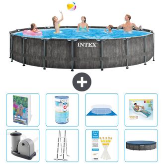 Intex Piscina Prism Frame Redonda - 549x122 Cm - 9-piezas S635