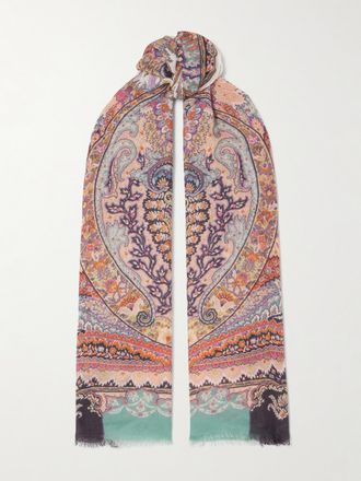 SCIARPA IN CASHMERE E SETA STAMPATI | Sciarpe e Foulard | ETRO