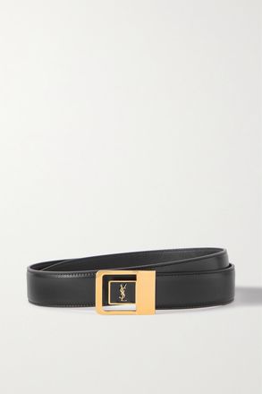 Saint Laurent Cintura In Pelle - Nero