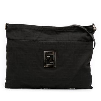 Fendi Pre-owned Fendi Zucca Canvas Shoulder Bag Ladies 06-10 15998 002
