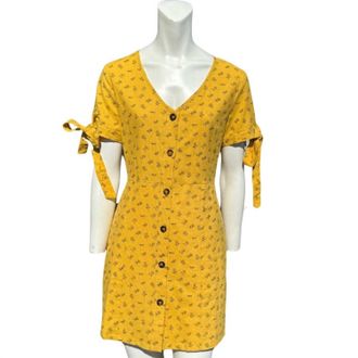After Market Yellow Floral Dress