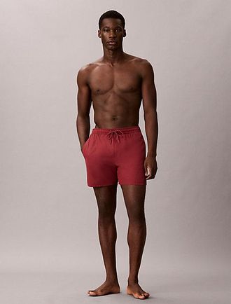 Calvin Klein Ba&ntilde;ador De Largo Medio Con Cord&oacute;n Essentials