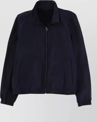 HUGO BOSS collared jacket with elastic cuffs and hem