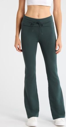 Zella Weekend French Terry Pants in Green Timber at Nordstrom, Size Xx-Large