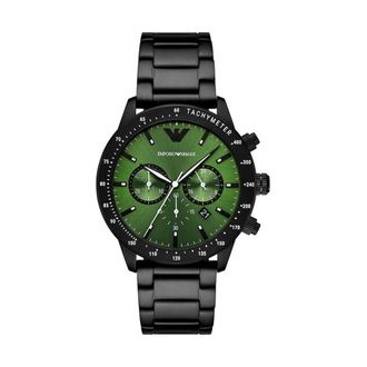 Emporio Armani Accessoires, Heren, Zwart, ONE Size, Ar 11472 Horloge