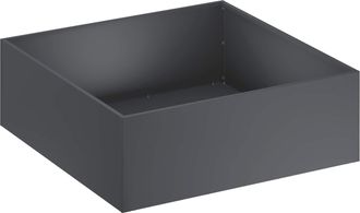 vidaXL Macetero De Jard&iacute;n Gris Antracita 40 X 40 X 20 Cm Vidaxl
