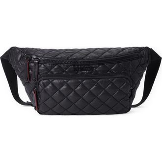 MZ Wallace Metro Sling Bag in Black Oxford at Nordstrom