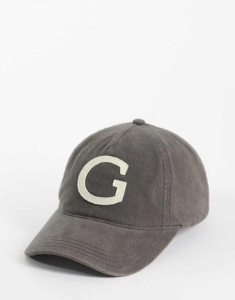 GANT Cappellino marrone scuro con stampa di lettere
