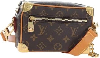 Louis Vuitton Pre-owned Monogram Canvas Crossbody Bag - Dames - Vintage Schoudertas - Bruin - ONE Size - Vintage