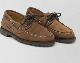 Paraboot malo lace up loafers metal eyelets