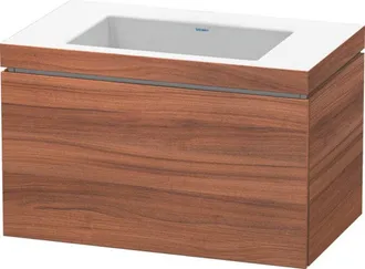 Duravit Duravit - L-cube Meuble Vasque C-bonded Avec Socle, Suspendue Au