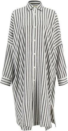 Marrakshi Life Camicia a righe a maniche lunghe - Bianco