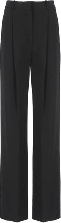 Elisabetta Franchi pleated-pocket trousers - Black