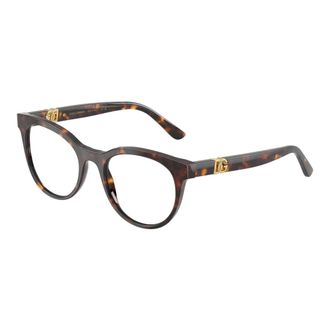 Dolce & Gabbana Fashion Eyeglasses Dg3399 in Color 502 - female - Dolce & Gabbana - Glasses - Brown - 52 MM - Accessories