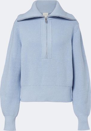 Varley Maura ribbed-knit half-zip sweater