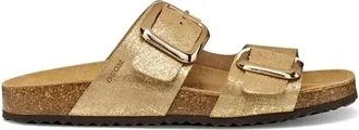 Geox Sandali Brionia R con Doppia Fibbia - - Shoes - Donna - Giallo - 36 EU