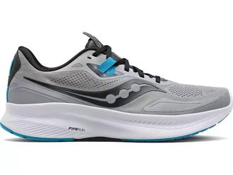 Saucony Mens Guide 15 Sneaker In Grey/black