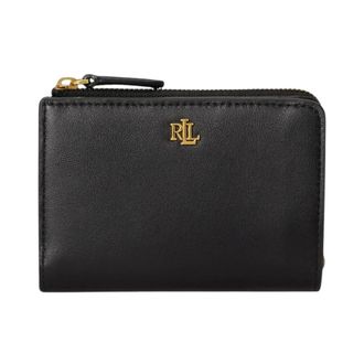 Ralph Lauren Cartera Compacta de Cuero - Accessories - Mujer - Negro - ONE SIZE