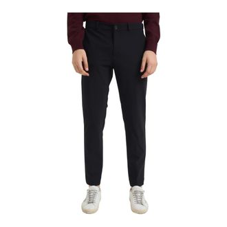 Roberto Ricci Design Slim-fit Trousers, male, Black, M, Winter Chino Jo Black Trousers