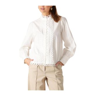 Y.A.S Y.a.s, Overhemden, Dames, Wit, M, Elegante witte blouse voor vrouwen