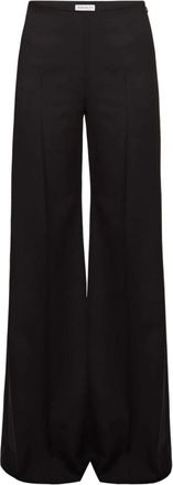 Nina Ricci Dames, Broeken, Zwart, Maat: XS Wol