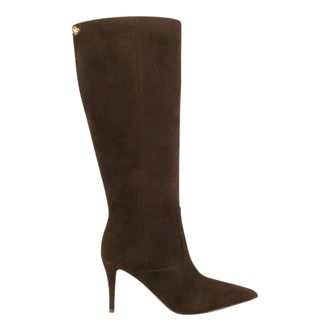 Guess Schoenen, Dames, Bruin, 40 EU, Leer, Heeled High Boot