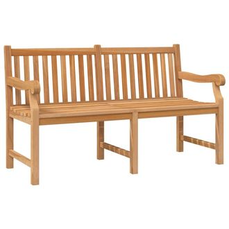 vidaXL Banco De Jard&iacute;n De Madera Maciza De Teca 150 Cm Vidaxl