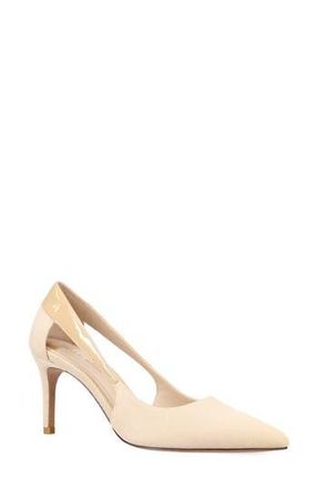 Pelle Moda Libby Pointed Toe Pump in Beige at Nordstrom Rack, Size 7.5
