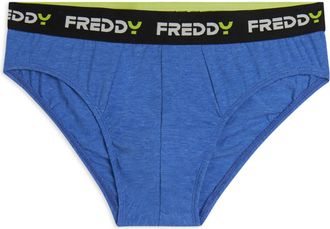 Freddy Slip Uomo con Elastico Jacquard a Contrasto e Logo