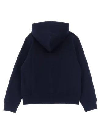 Polo Ralph Lauren Logo-Embroidered Cotton Hoodie - Navy