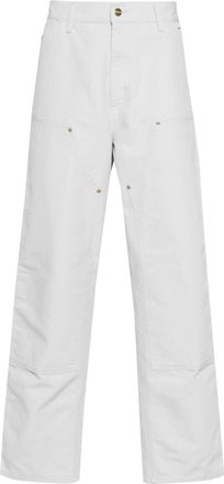 Carhartt Work in Progress Double Knee straight-leg trousers - men - Polyester/Organic Cotton/Cotton - 27 - Grey