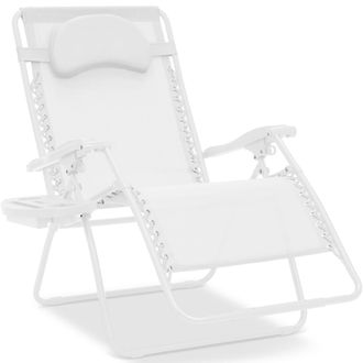 Best Choice Products Oversized Zero Gravity Chair, Folding Outdoor Patio Lounge Recliner w/ Cup Holder
