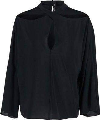 Federica Tosi Mujer, Blusas y Camisas, Negro, Talla: L