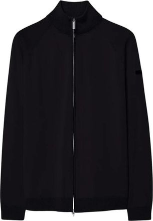Roberto Ricci Design Rrd, Truien & Vesten, Heren, Zwart, XL, Katoen, New Amos Cotton Full Zip Knit