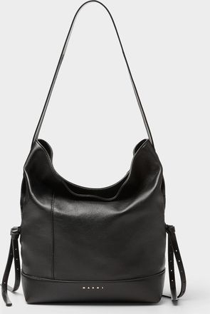 Marni Womens Lambskin leather hobo bag