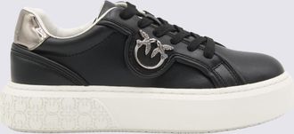 Pinko Black And Gold Sneakers