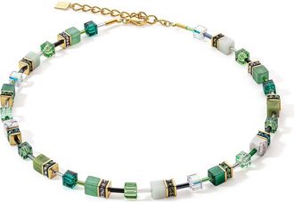 Coeur de Lion Geocube Iconic Precious Necklace in Green at Nordstrom