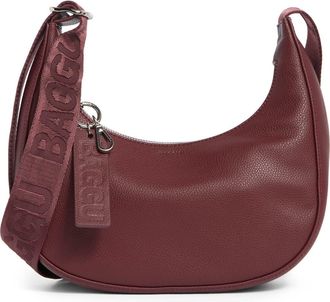 Baggu Small Recycled Leather Crescent Bag in Mahogany at Nordstrom Rack