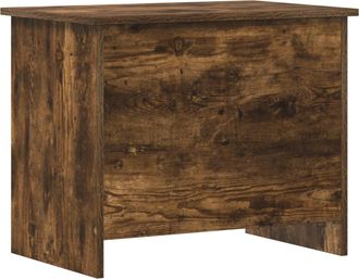 vidaXL Ba&uacute;l De Almacenamiento Roble Ahumado 60 X 40 X 50 Cm Vidaxl