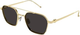 Cartier Sunglasses, male, Yellow, Size: 53 MM Sunglasses